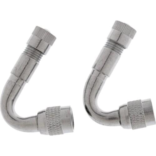 6 Pieces 45 90 135 Degree Car Motorcycle Air Tire Tyre Valve Extension Stems