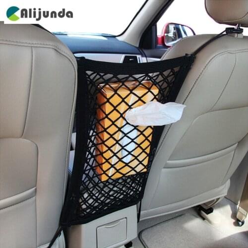 Car Boot Cargo Net Magic Sticker Luggage Mesh Oganizer Bag for Ford Focus Fusion Escort Kuga Ecosport Fiesta Falcon EDGE/Explore