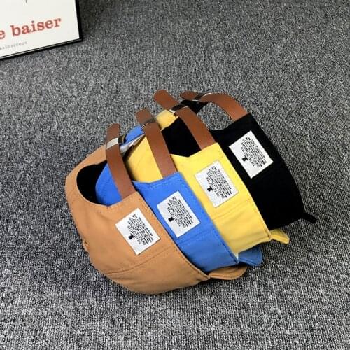 High Quality Unisex Cotton Blue Short Brim Baseball Cap Snapback Fashion Sports Cortical Adjustment Hats for Men Women Cap