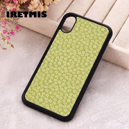 Iretmis 5 5S SE 2020 Phone Cover Case for iPhone 6 6S 7 8 Plus X Xs XR 11 12 Mini Pro Max Rubber Silicone Speckle Tana Lawn