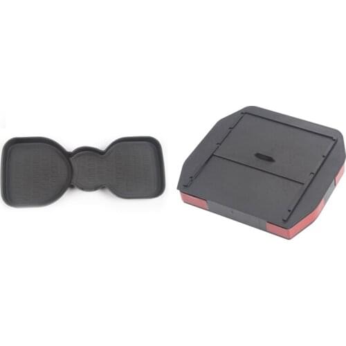 For Land Rover Defender 2020 2021 Car TPE Rear Cup Holder Mat Pad & Car Armrest Storage Box Cover Accessories