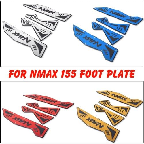For yamaha nmax155 nmax 155 2015-2020 2018 2019 Motorcycle Footrest Footboard Step Motorcoss Floorboards Foot Plate pedal pegs