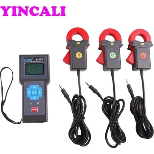 ETCR8300B Three-Channel Current / Leakage Monitoring Recorder with Large Storage Space 3900 sets