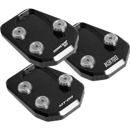 MT-09 Tracer Motorcycle CNC Foot Side Stand Extension Kickstand FOR YAMAHA MT09 FZ-09 TRACER900 TRACER 900 GT XSR 900 2015-2021