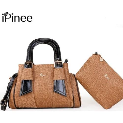 IPinee Printing Handbags for Women 2021 Designer Luxury High Quality Leather Hand Bags Lady Fashion Shoulder Crossbody Bag