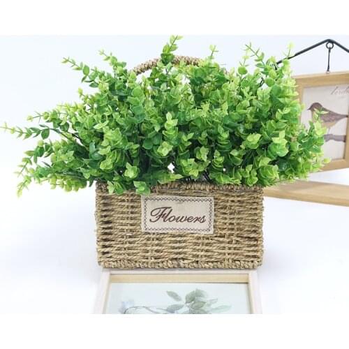 Artificial grass plant flower arrangement material plastic flowers and plants home table decoration artificial office plants
