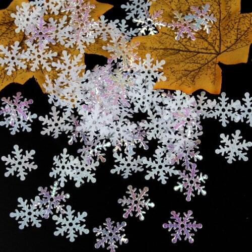 200/300PCs Artificial Snowflakes Decor Frozen Party Xmas Decorations For Home Wedding Birthday DIY Handmade Home Decoration Sale