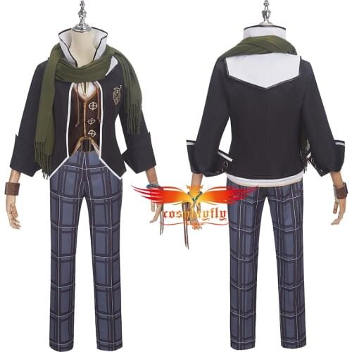 Game Anime Monark Ryotaro Date Cosplay Costume Adult Men Uniform Pants Blouse Scarf Bracelet Vest Outfits Halloween Carnival