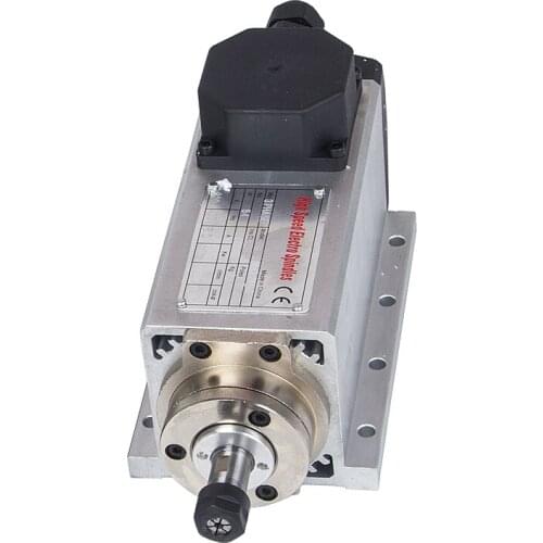 220V ER11 CNC Air-Cooled Square Spindle Motor 0.8KW 1.5KW Use for DIY CNC Router Milling Machine Engraving Machine