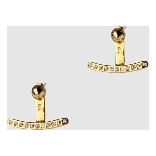 M29-Amorita boutique trendy silver color stud earrings