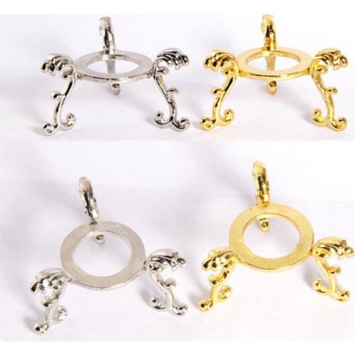 Metal display Stand Base For 60-100MM Crystal Ball base Sphere Globe Stone Glass Marble Table Holder Home Decoration Ornaments