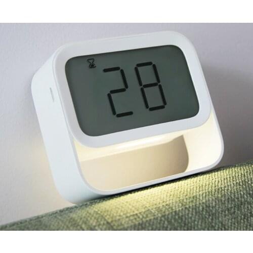 Night Light Table Clock ,Weekday Alarm Clock With Backlight Function USB Charge Power Loop Clock Lamp