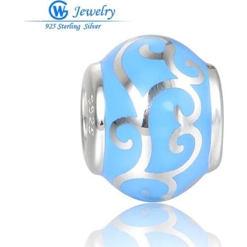 2016 New Fit European Brand Bracelet Charm Jewelry 925 Silver Bead Charm Wholesale Gw Fashion Jewelry D143H20