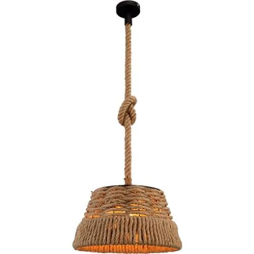 Novelty Handwoven Pendant Ceiling Light Fixture Kitchen Restaurant Hotel Office Hanging Lamp Industrial Decor