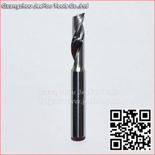 One Flute Spiral Bits for Aluminum Carbide Tungsten End Mill CNC Machine Aluminum Milling Cutting