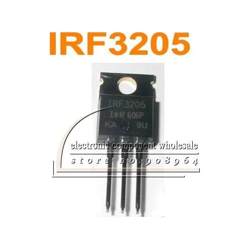 RHECCOW 20pcs/lot MOS IRF3205 IRF 3205 Power MOSFET 200W 55V 110A TO-220 for Inverter controller