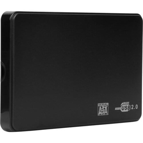 2.5" Hard Disk Drive Chassis 2.5 inch Hard Disk Case SATA USB2.0 Portable SSD Disk HDD Box External Hard drive Enclosure