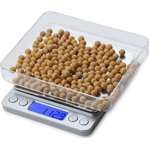 Electric Kitchen Scale 1kg/2kg/3kg 0.1g Platform with LCD Display Cooking Food Scale Precision Jewelry Scale Weight Balance