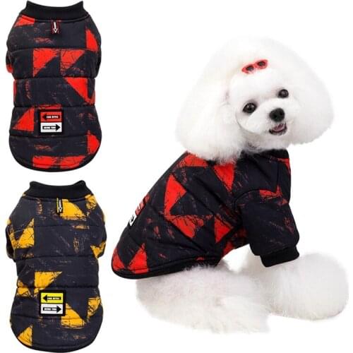 Winter Dog Clothes Warm Coat Puppy Cats Coat Jacket Comfort Vest Harness Padded Cotton Apparel for Small Medium Dog Pet Clothing