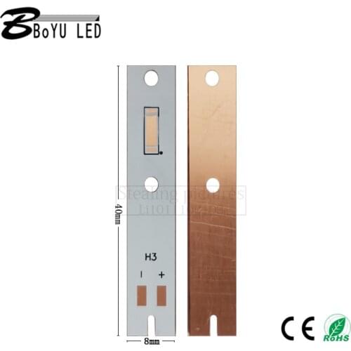 10pcs LED car headlight 1860-H3 ZES radiator copper substrate 2016 c6