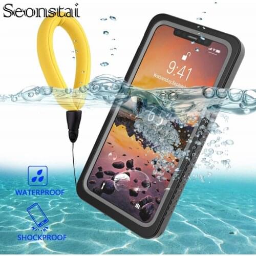 IP68 Waterproof Phone Case for iPhone 11 Pro Max Full Protection Swimming Diving Cover for iPhone 11 Pro Water Proof Coque for iPhone XR XS Max Dustproof Anti-knock Shell iphone 11 Small Waterproof Cases