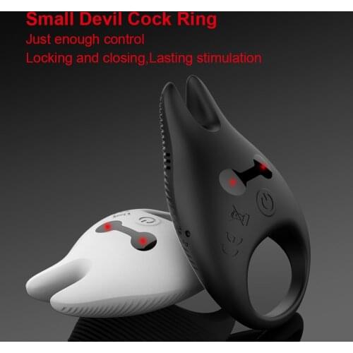 Mens ring for penis vibrating cock ring silicone sex toys for couples delay ejaculation Clitoris Stimulation Adult products