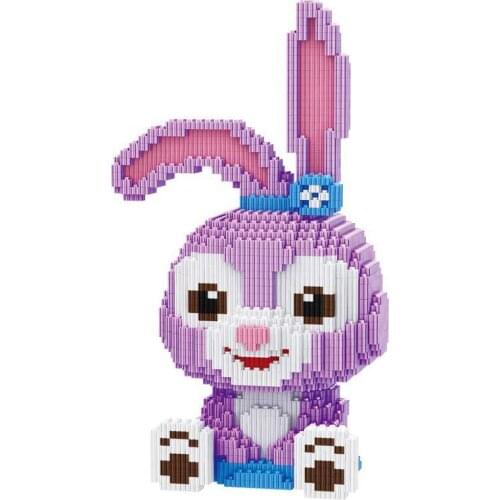 NEW classic Disney world park bricks StellaLou rabbit Building Blocks DIY Blocks Model Toys For Children Birthday Gift