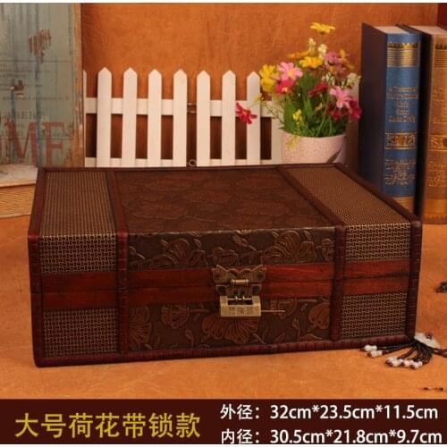 Wholesale selling vintage books A4 paper storage box large wooden storage box large lockable wooden manufacturers