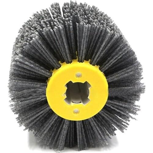 P120 1 Pcs Nylon Abrasive Wire Dupont Drum Polishing Wheel Electric Brush For Woodworking Metalworking