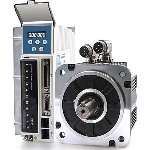 JMC 1.5kw 130mm 9.6Nm 1500rpm AC Servo Motor&drive kit with 3m cable 20Bit AC220V JMC 130JASM515215K-20B+JASD20002-20B