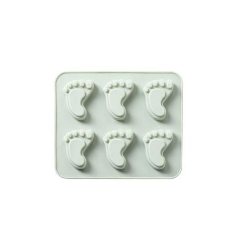 Silicone cake mold 6 sets of small feet modeling baking mold
