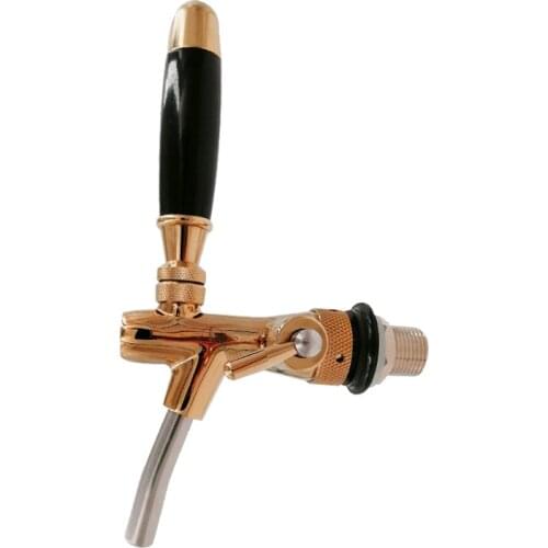 TWELVETAP High Quality Stainless Steel Tap Adjustable Beer Tap Drinking of Barreled Beer Machine Vavle Beer Wine Faucet FD-814G