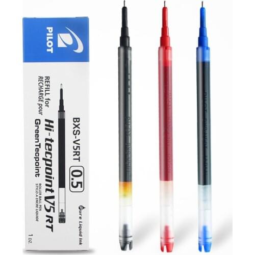 Japan original pilot bxs - v5rt press pen refill cartridges for BXRT-V5/BX-GR5 Hi-tecpoint 0.5 mm