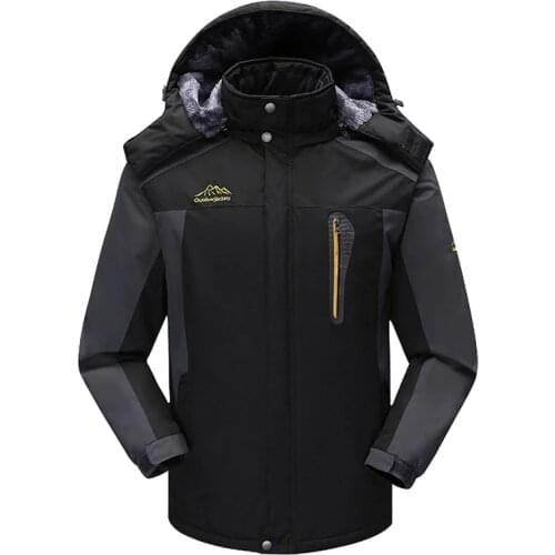 Plus Size 9XL Winter Thick Fleece Down Jacket Thermal Waterproof Windbreaker Outwear Military Tactical Down Parka Outwear Coats