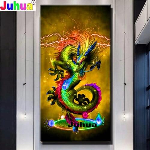 Serpent Demon,3d Crystal Diamond Dragon 5d diy diamond painting Puzzle embroidery full square/round diamond mosaic Animal