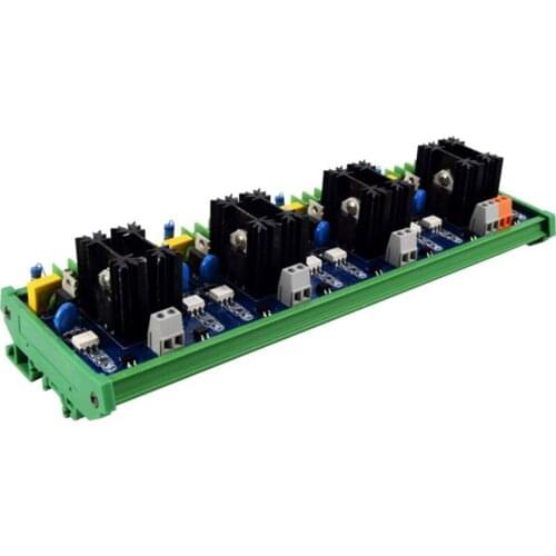 2/4/6/8-way PLC AC high power output board, original drive tube high frequency high speed optocoupler isolation