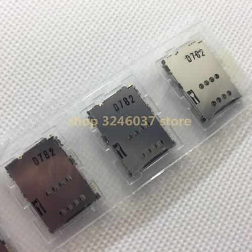 5PCS/lot Original New SIM card socket slot holder for samsung P1000 P6200 P3100 sim card tray