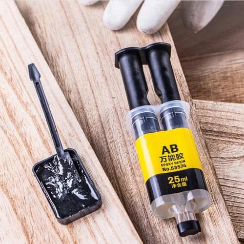 AB Glue Iron Stainless Steel Aluminium Alloy Glass Plastic Marble Colle Quick Drying Adhesive Epoxies Strong Adhesive Liquid