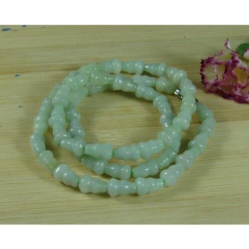 FREE SHIPPING>>>Gourd Green Chinese Natural Grade Pendant Necklace