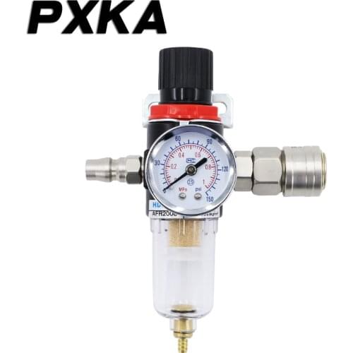 Free shipping Gas pressure reducing valve pneumatic pressure regulating valve AFR2000 air compressor oil-water separator filter
