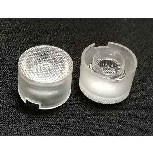 #CBDE-15.5 High quality Waterproof Led Lens, 90 degree, Lens diameter: 15.5mm, Height: 10.5mm, Bead Surface, PMMA