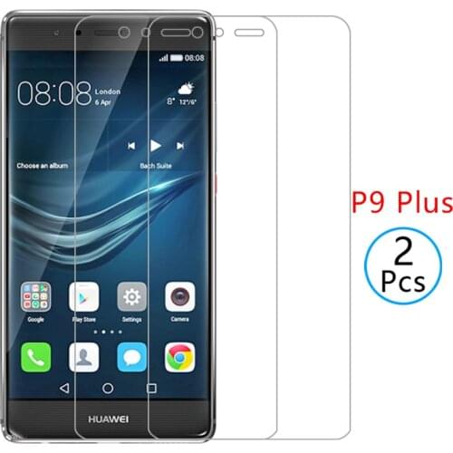 Case for huawei p9 plus cover tempered glass screen protector on p 9 p9plus protective phone coque bag global huawey VIE L09 L29