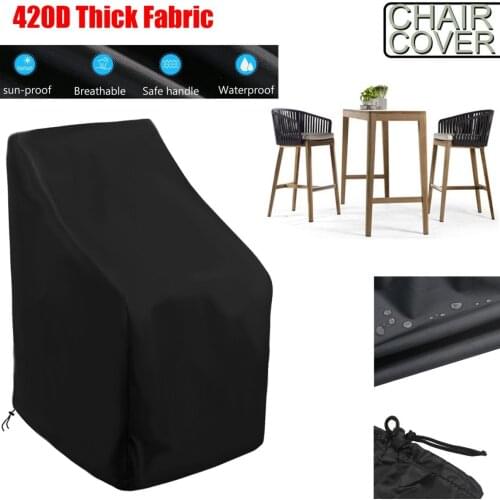 Garden Patio Furniture Cover Outdoor Chair and Bench Cover Waterproof Dustproof Home Protection Covers Patio Furniture Cover