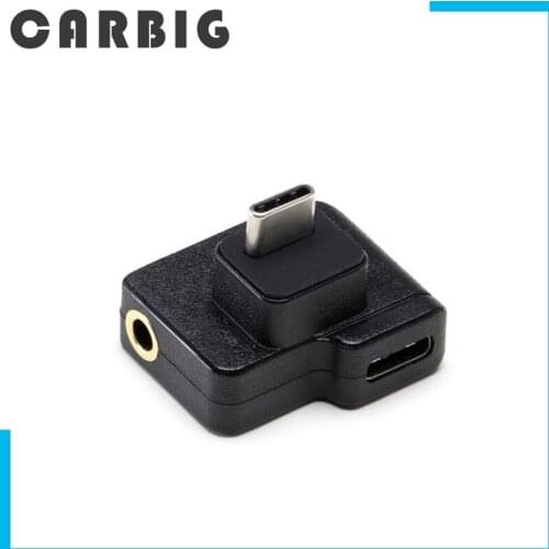 CYNOVA Osmo Action Dual 3.5mm USB-C Adapter for DJI OSMO Action Camera Enhances Sound Quality While Charging Data Transmission