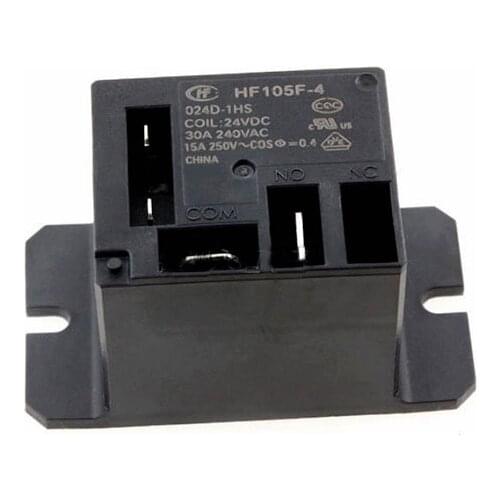 HOT NEW JQX-105F-4-024D-1HS JQX 105F 4 024D 1HS HF105F JQX105F4024D1HS 24V relay Air conditioning relay 24VDC DC24V 24V 30A