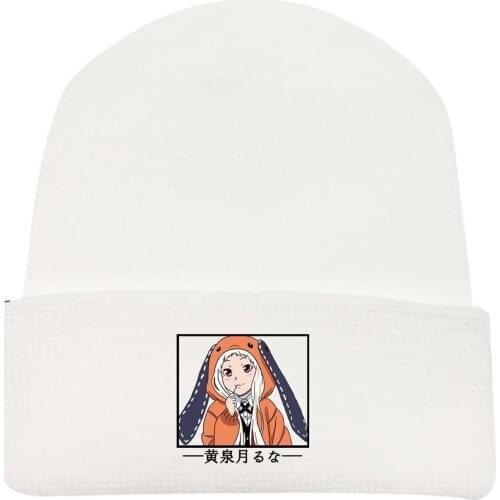 Cotton Hat Yomoduki Runa Jabami Yumeko Cosplay Kakegurui Kawaii Japanese Anime Streetwear Women Men Couple New White Beanies