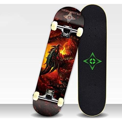 Skating for Children Board 80CM Retro Style Maple Board Teen Fashion Board Adult Beginner Girl boy Children
