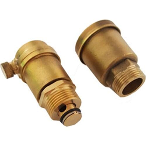 Brass Heating Exhaust Valve 15 20 25 Automatic Exhaust Valve Thickening Exhaust Valve Horizontal 4 Points 6 Points 1 Inch
