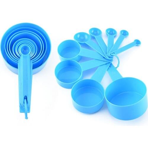 9Pcs The Amount A Spoon Plastic Measuring Cup/spoon Set with Scale Household Baking Tools Kitchen Seasoning Gadgets Accessories