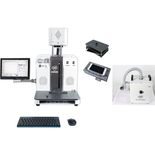 Newest LY TBK-958C Wireless Phone Control Laser Marking Separating Machine for iPhone 8-11Pro Back Cover Glass Repair Engraver